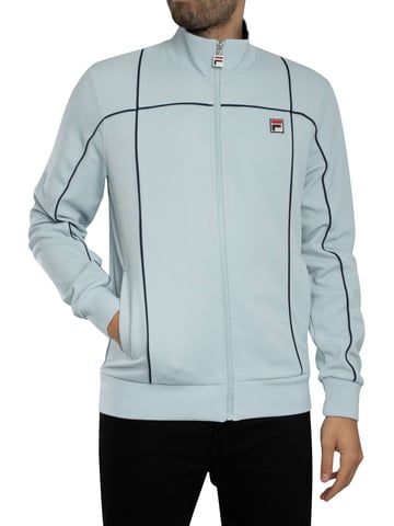 Fila Armando Trainingsjack Met Contrasterende Biezen, Blauw