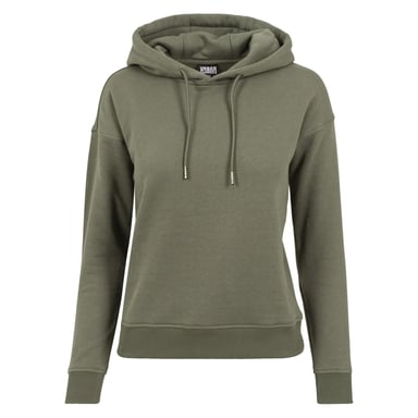 Urban Classics Womens/Ladies Plain Hoodie (Olive)
