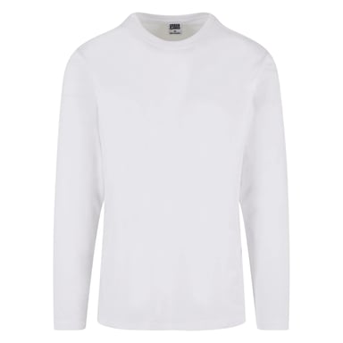 Urban Classics Mens Basic Long-Sleeved T-Shirt (White)