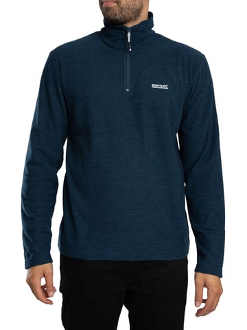 Regatta Thompson Marl Half Zip Fleece, Blue