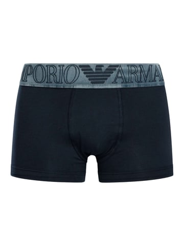 Emporio Armani Organic Cotton Trunks, Blue