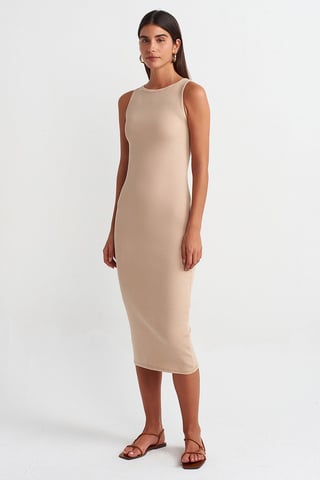 Sleeveless Bodycon Midi Dress