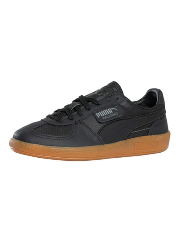 Puma Palermo Leather Trainers, Black