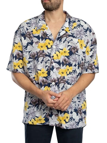 HUGO Beach Relaxed Shirt, Multicoloured