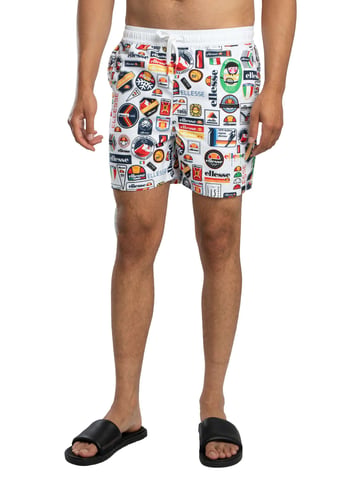 Ellesse Roulle Swim Shorts, White