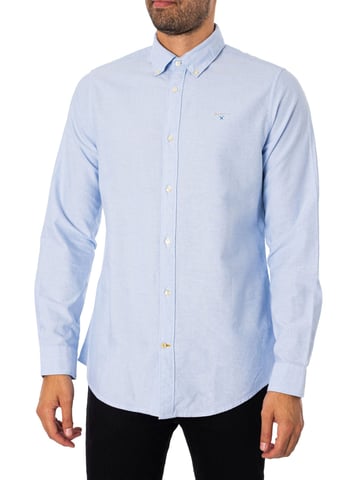 Barbour Oxtown Tailored Shirt, Blue