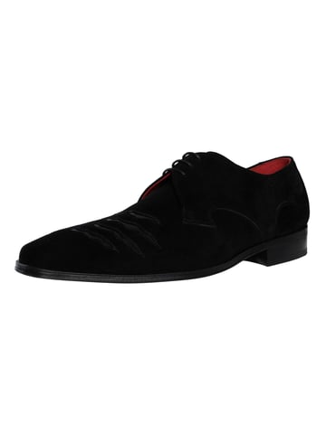 Jeffery West Rip Suede Brogue Shoes, Black