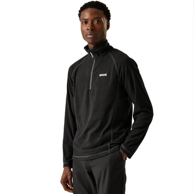 Regatta Mens Montes Lightweight 1/2 Zip Mini Stripe Outdoor Fleece Pullover