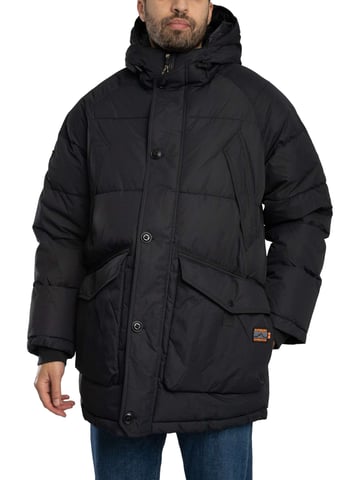 Superdry Expedition Puffer Parka Jacket, Black