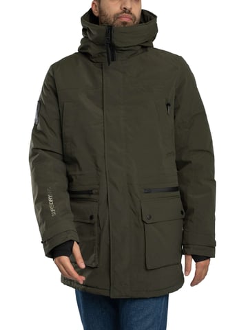 Superdry Gewatteerd Parka-Jack Van City, Groen