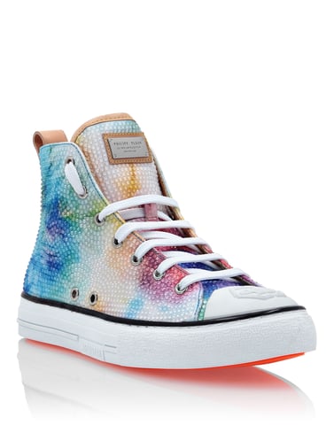 High-Top Sneakers Tie Dye
