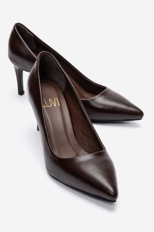 Clyde Leather Stiletto Pointed Toe Pump