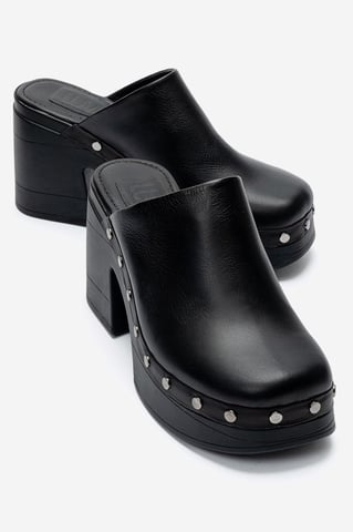 Bellune Leather Block Heel Platform Sandal
