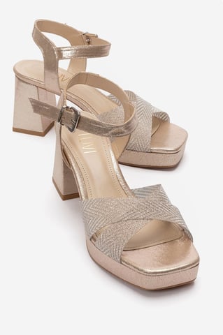 Bavena Platform Block Heel Sandal