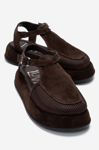 Lurelia Leather Platform Sandal