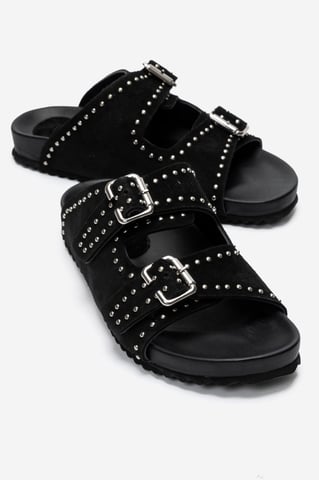 Avenelle Leather Double Band Sandal