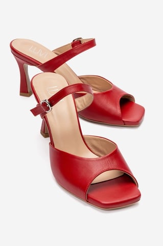 Urael Leather Stiletto Strap Sandal