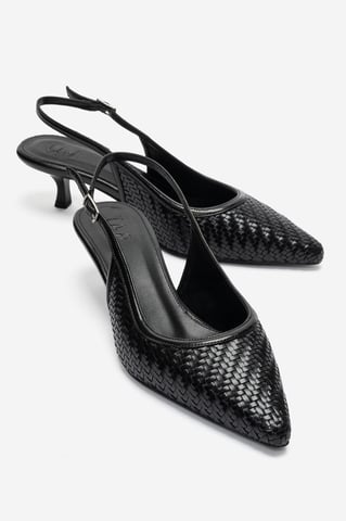 Fendrix Kitten Heel Slingback Pump