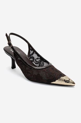 Clem Lace Slingback Pump