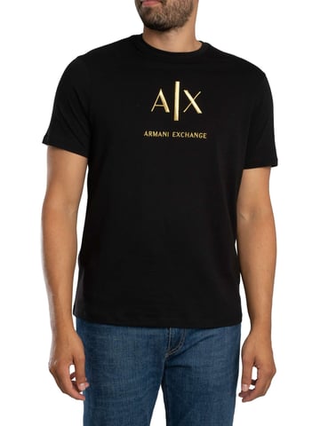 Armani Exchange Slim Graphic T-Shirt, Black
