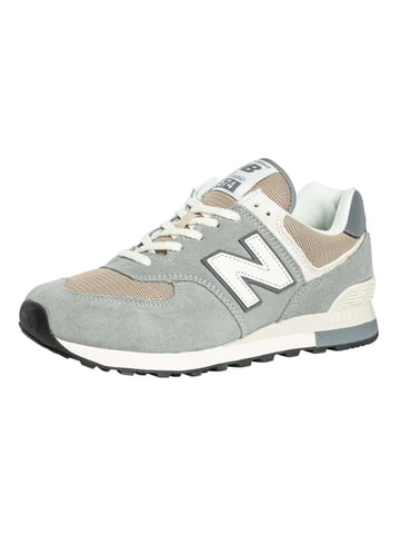 New Balance 574 Suede Trainers, Grijs