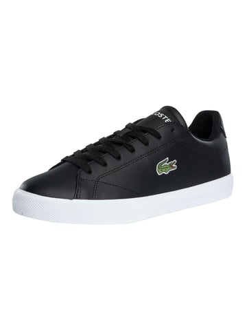 Lacoste Lerond Set 125 2 CMA Leather Trainers, Black