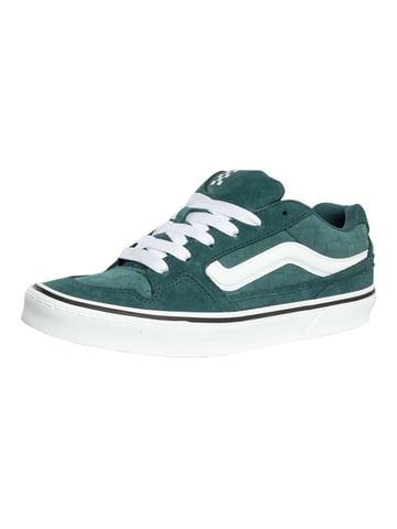 Vans Caldrone Embossed Suede Trainers, Green