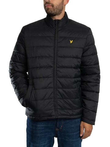 Lyle & Scott Quilted Puffer Jacket, Black