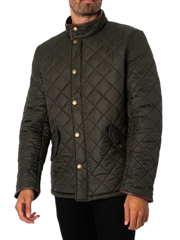 Barbour Powell Quilted Jacket, Green