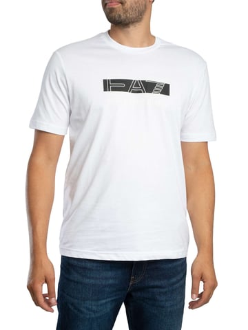 EA7 Brand Graphic T-Shirt, White