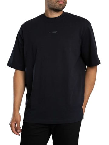 Armani Exchange Centre Logo Comfort T-Shirt, Blue