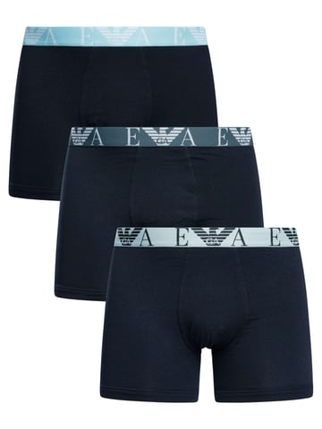 Emporio Armani 3 Pack Boxer Briefs, Blue