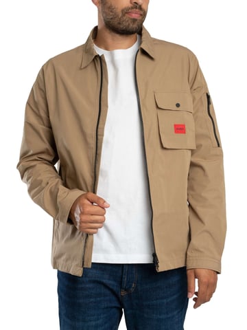 HUGO Emmond Overshirt, Brown