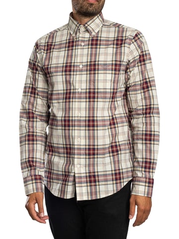 GANT Regular Poplin Check Shirt, Multicoloured