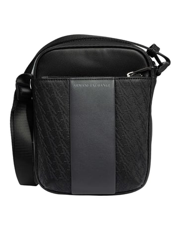 Armani Exchange Brand Crossbody Bag, Black