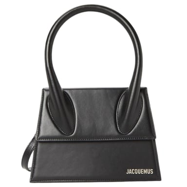 Jacquemus Le Grand Chiquito Svart Silverväska