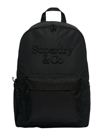 Superdry Company Logo Backpack, Black