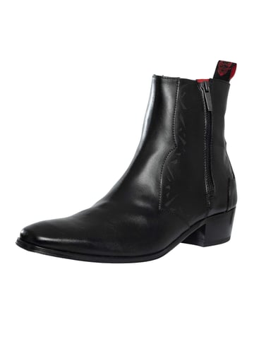 Jeffery West Carlito Leather Chelsea Boots, Black