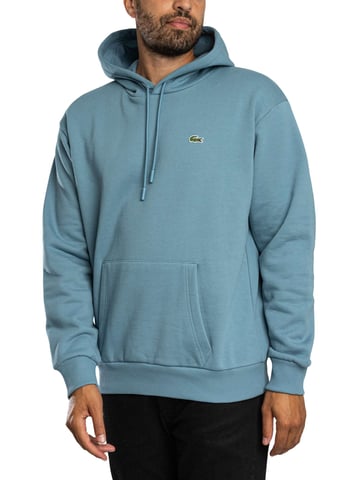 Lacoste Logo Pullover Hoodie, Blue