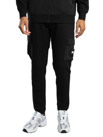 Weekend Offender Lippi Cargo Joggers, Black