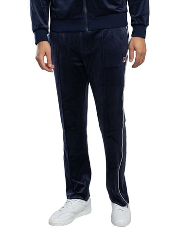 Fila Fio Velour Straight Joggers, Blue