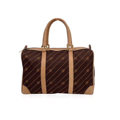 Gucci Vintage Cloth Handbag Boston