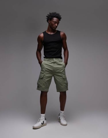 Tommy Jeans Otis regular cargo shorts in green