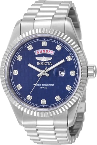 Invicta Specialty 51043 Herrklocka - Quartzverk - Rostfritt Stål med Blå Urskiva - 43 mm