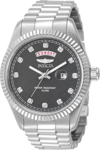 Invicta Specialty 51047 Men's Watch - Quartz Movement - Stainless Steel with Grey Dial - 43 mm