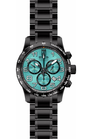 Invicta Jason Taylor 51265 Men's Watch - Quartz Movement - Stainless Steel with Blue Dial - 48 mm