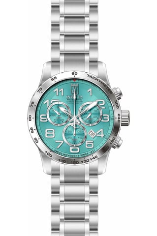 Invicta Jason Taylor 51260 Men's Watch - Quartz Movement - Stainless Steel with Blue Dial - 48 mm