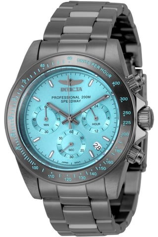 Invicta Speedway 50820 Men's Watch - Quartz Movement - Stainless Steel with Blue Dial - 39 mm