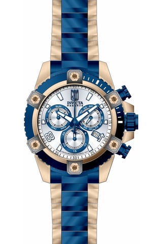 Invicta Jason Taylor 51280 Men's Watch - Quartz Movement - Stainless Steel with Silver Dial - 50 mm