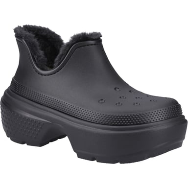 Crocs Stomp Shorty Thermoplastische Dames Zwarte Boten